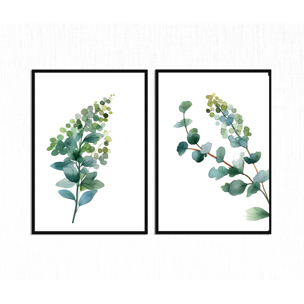 set of 2 acacia leaf prints by Wattle Designs