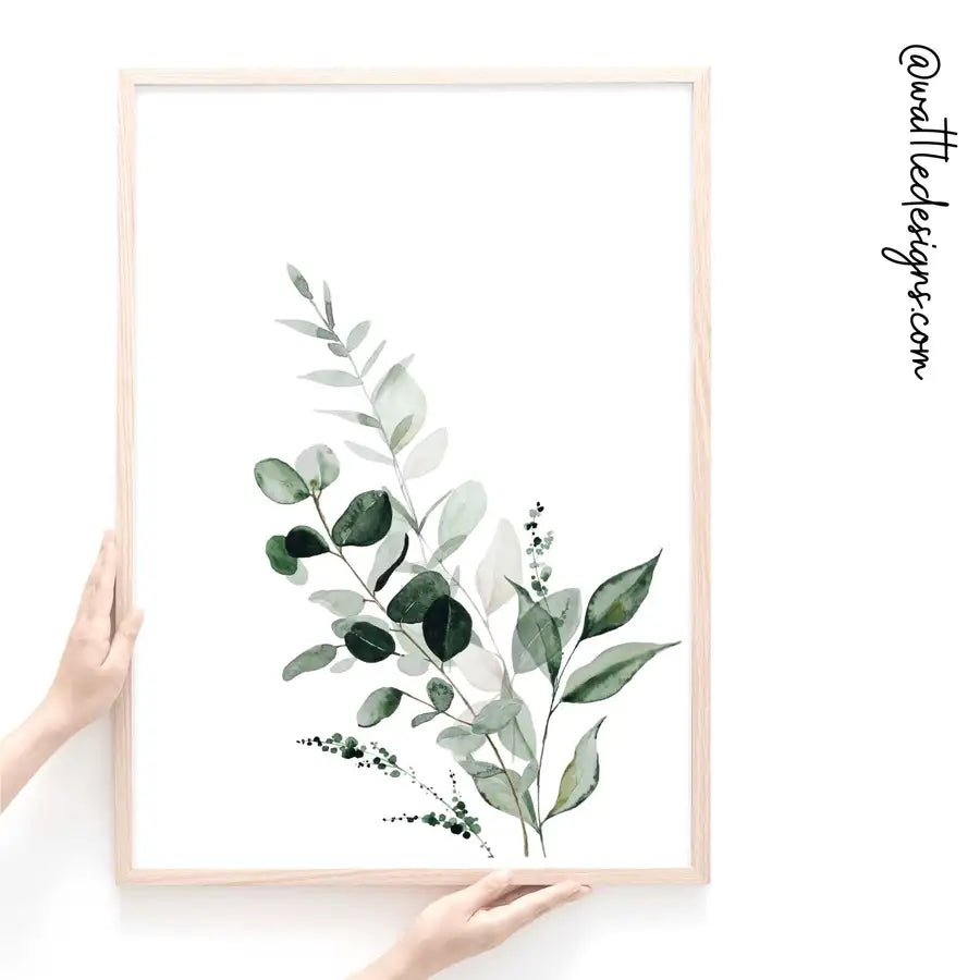 eucalyptus leaf print