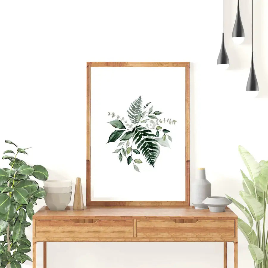 fern leaf print
