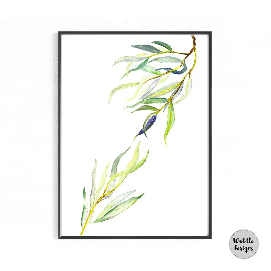 willow leaf art print
