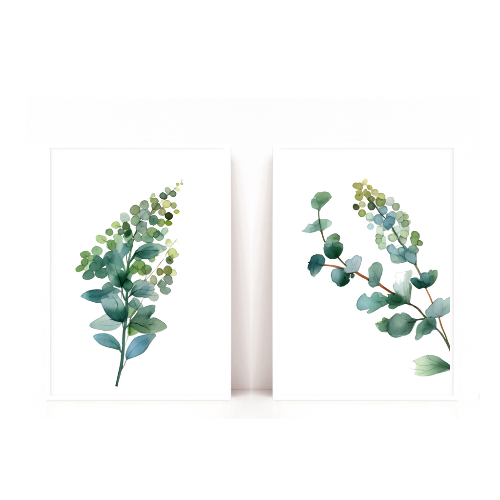 set of 2 acacia foliage prints by Wattle Designs