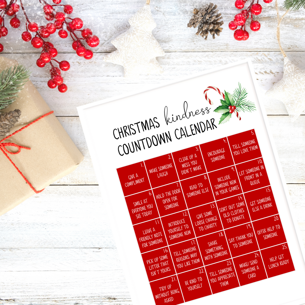Christmas countdown advent calendar by Wattle Designs