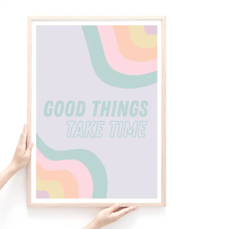 good things quote print