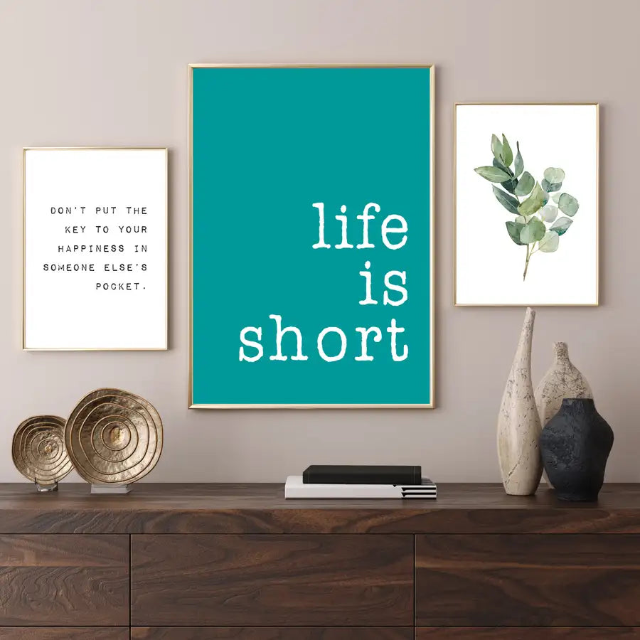 living room wall quote print
