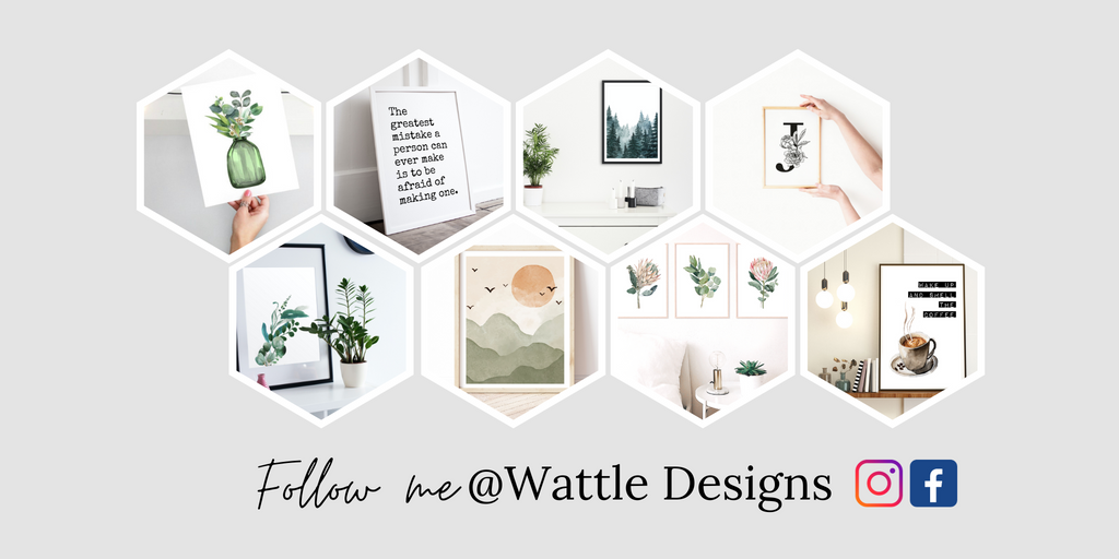 wattle designs social pages