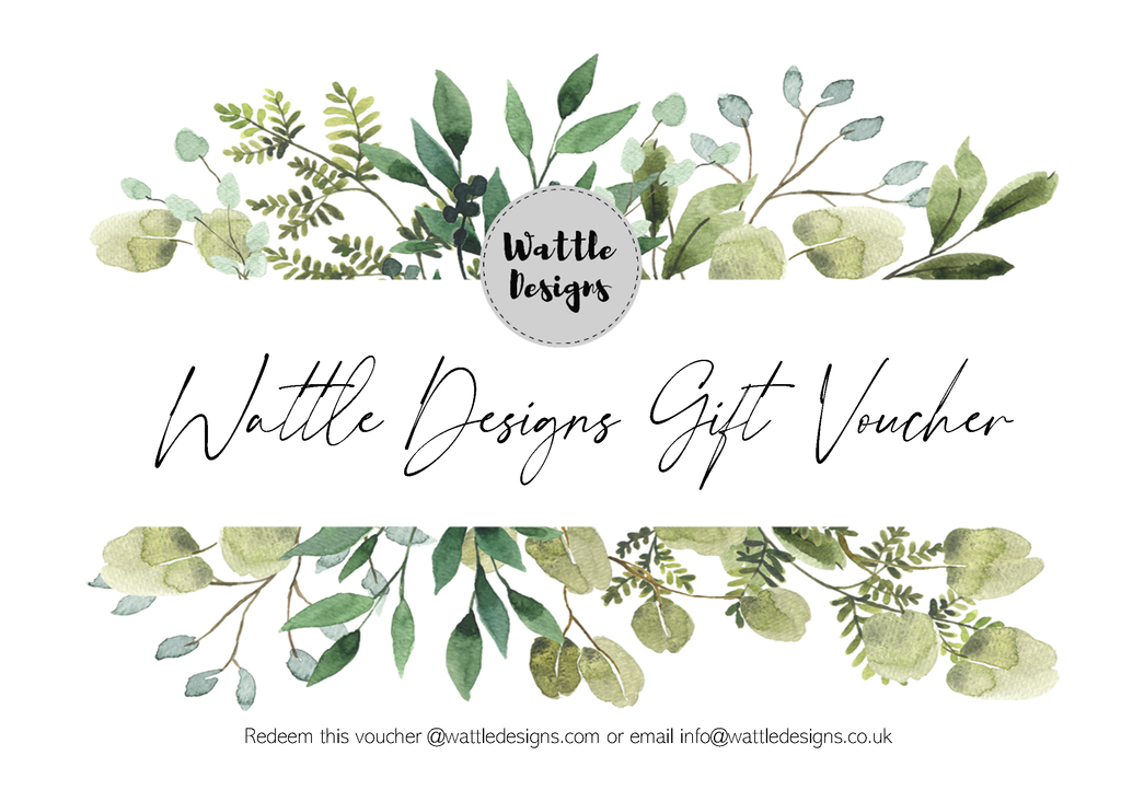 Wattle Designs gift voucher