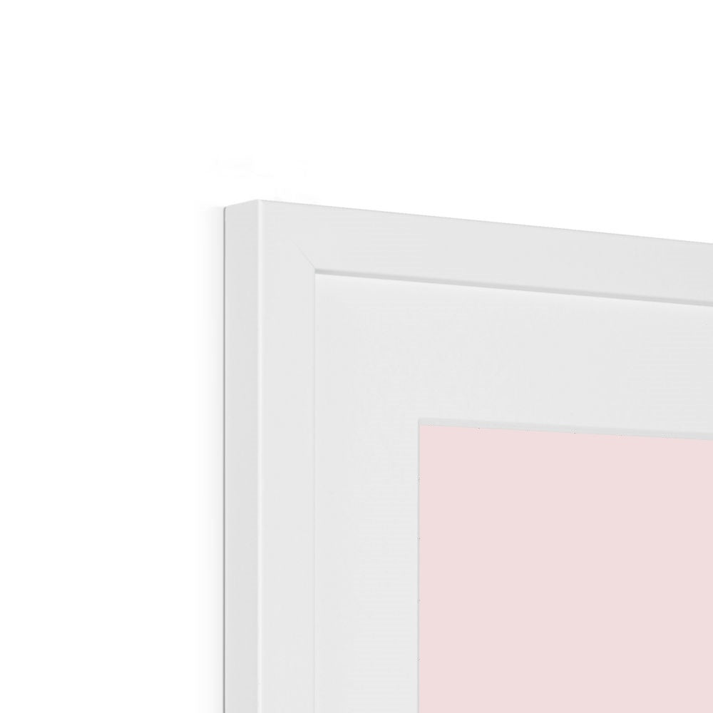 Wattle Designs frame in white