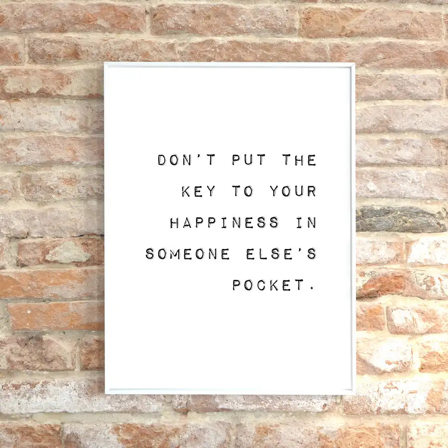 Happiness Quote Print | FREE Instant Download Digital Print - Wattle Designs
