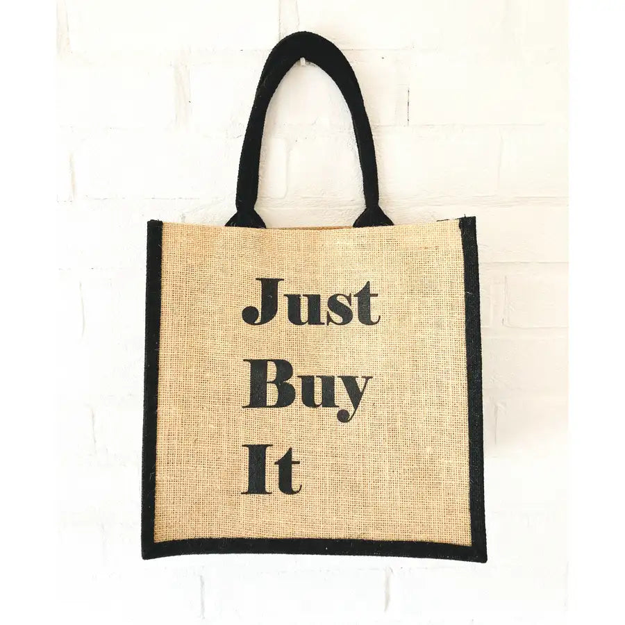 Reusable shopping bag burlap