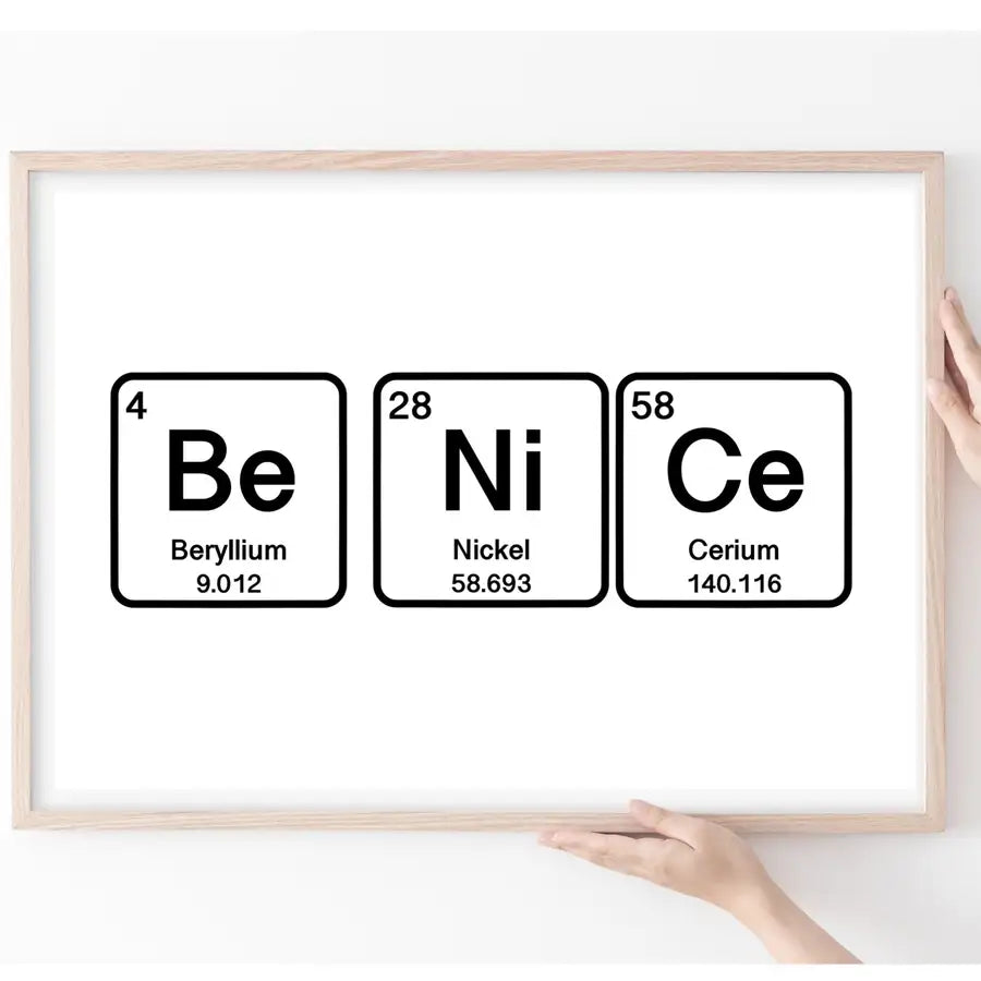 science poster print