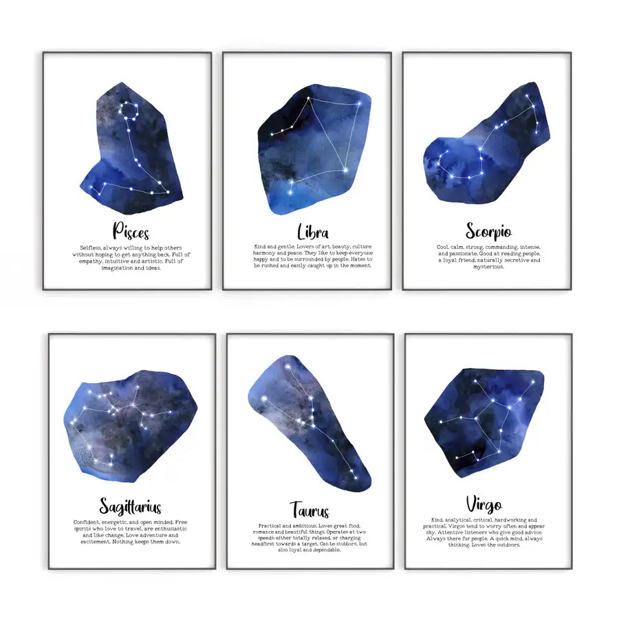 stars of the zodiac prints