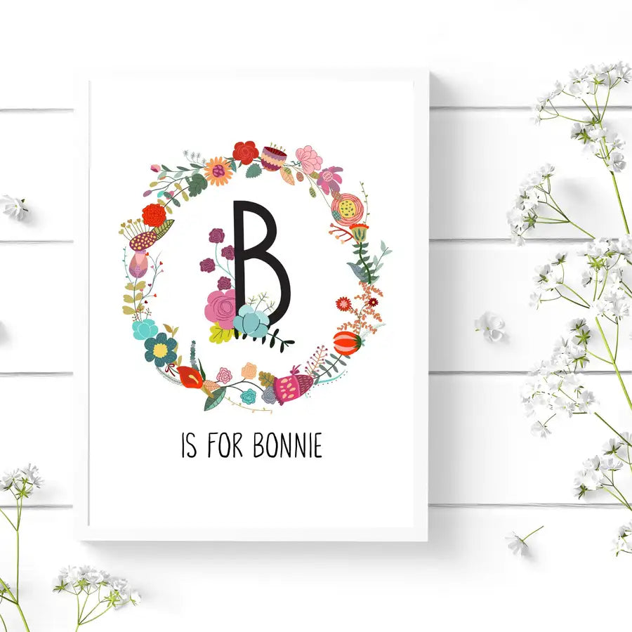 B is for... wall art print