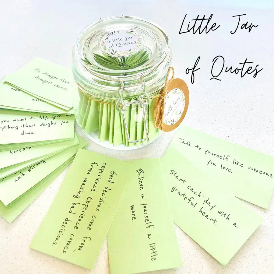 jar of quotes for mindfullness