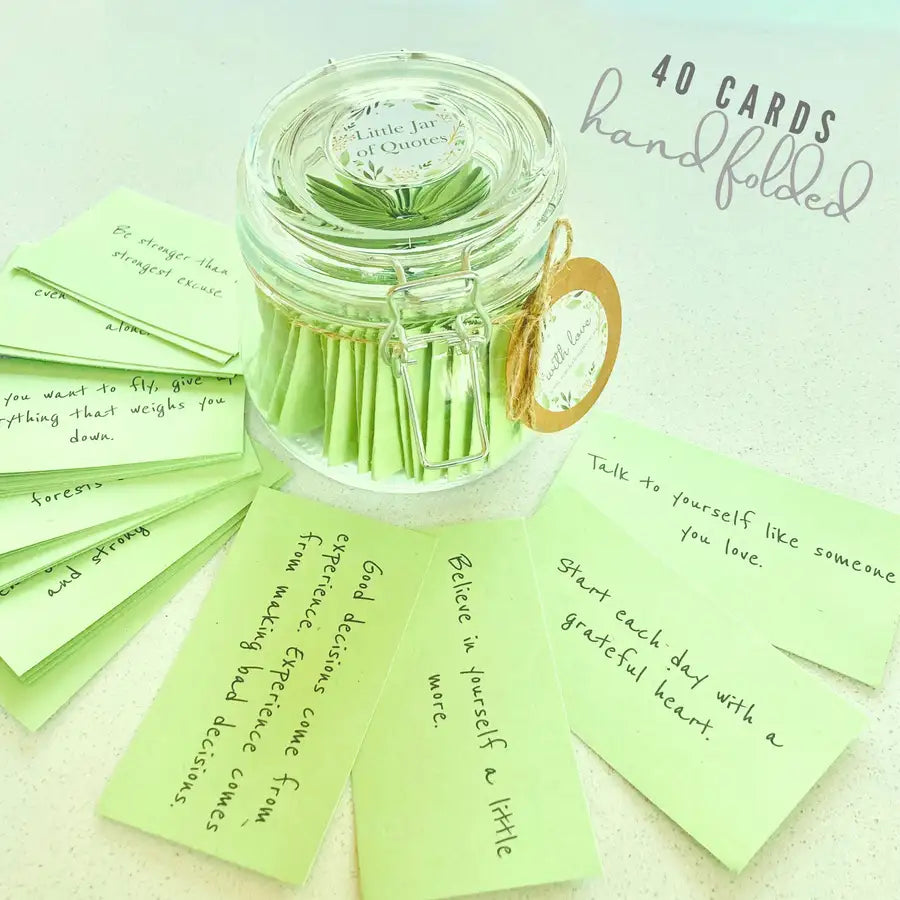 Little Jar of Quotes, Self Care Gift - Wattle Designs