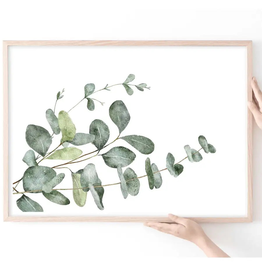 Eucalyptus Leaves art print by Wattle Designs