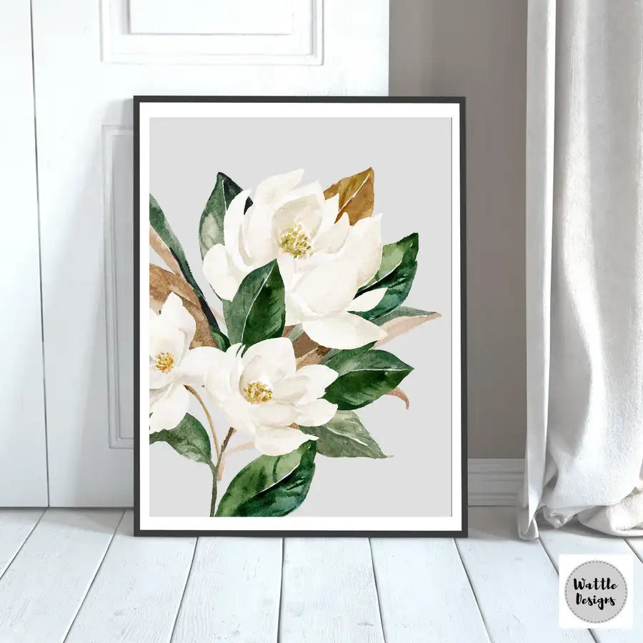 large floral wall art print